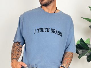 I Touch Grass funny shirt - photo 5