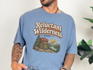Reluctant Wilderness Guild Backpack funny shirt - photo 4