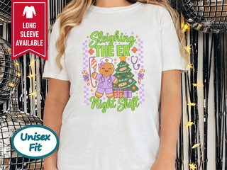 Gingerbread Nurse Er Night Shift funny shirt - photo 1