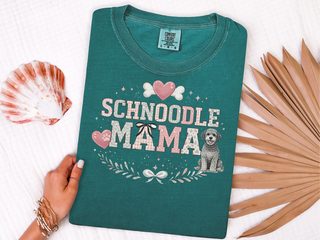 Comfort Colors Schnoodle Mama doodle dog shirt - photo 7