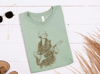 Thomas Jefferson Electric Guitar Vintage Portrait funny shirt - photo 5
