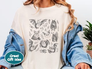 Bat Animal Cartoon funny shirt - photo 8