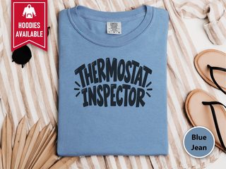 Thermostat Inspector Bold Lettering funny shirt - photo 7