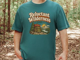 Reluctant Wilderness Guild Backpack funny shirt - photo 6