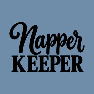 Napper Keeper Script Typography Cozy Oversized Sleep Shirt Tee