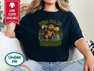 Well I'll Be Dammed Beaver funny shirt - photo 3