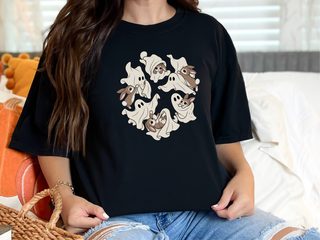 Ghosts Playing Bunny Rabbits funny shirt - photo 4