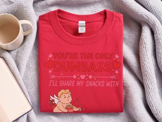 Cupid You’re The Only Dumbass I’ll Share My Snacks With funny shirt - photo 5