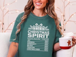 Christmas Spirit Nutrition Label3 funny shirt - photo 8