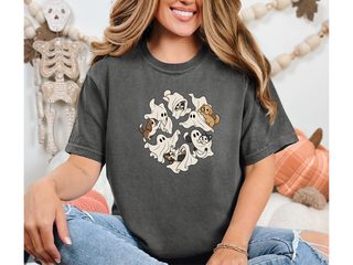 Cute Ghost Playing With Dogs funny shirt - photo 2