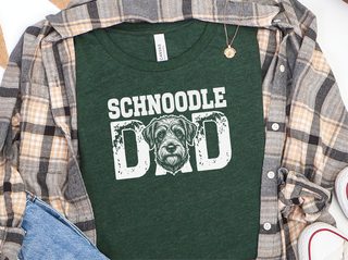 Schnoodle Dad doodle dog shirt - photo 4