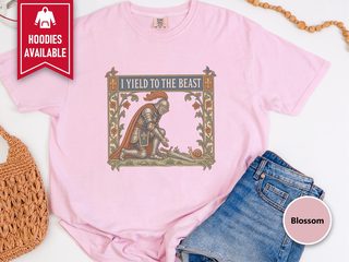 Medieval Knight Kneeling Before Snail funny shirt - photo 5