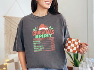 Christmas Spirit Nutrition Label6 funny shirt - photo 3