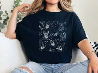 Bat Animal Cartoon funny shirt - photo 2
