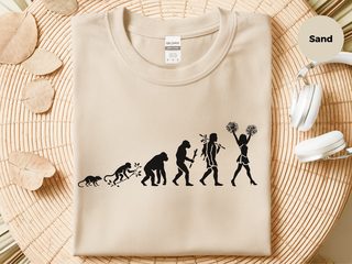 Evolution Of A Cheerleader funny shirt - photo 3