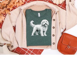 Golden Doodle Sketch - photo 3