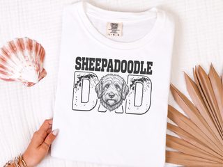 Comfort Colors Sheepadoodle Dad doodle dog shirt - photo 1