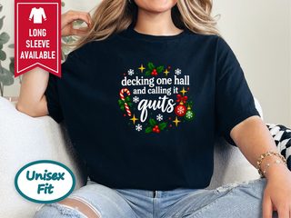 Decking One Hall Festive Lettering funny shirt - photo 4