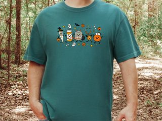 Cute Halloween Medical Kawaii Characters funny shirt - photo 8