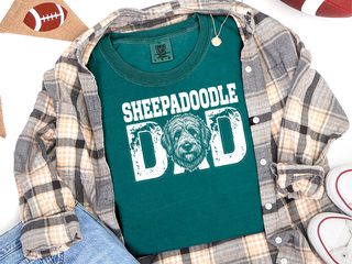 Comfort Colors Sheepadoodle Dad doodle dog shirt - photo 6