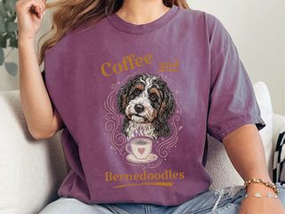 Coffee And Bernedoodles doodle dog shirt - photo 4