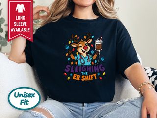 Reindeer Nurse Sleighing Er Shift funny shirt - photo 3