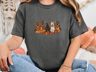 German Shepherd Autumn Fun doodle dog shirt - photo 6