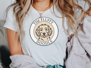 The Fluffy Doodle Logo doodle dog shirt - photo 1