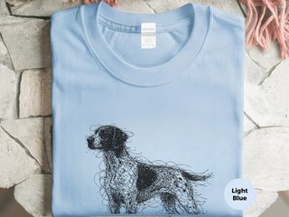 German Shorthaired Pointer Sketch funny shirt - photo 1