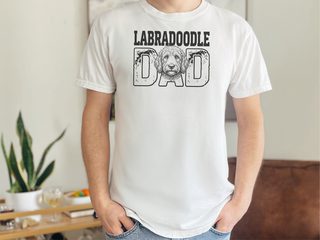 Comfort Colors Labradoodle Dad doodle dog shirt - photo 1