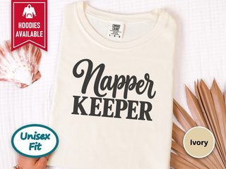 Napper Keeper Script Typography funny shirt - photo 8