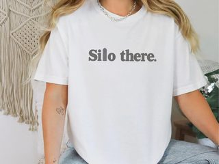 Silo There Dark Grey Wordplay funny shirt - photo 4