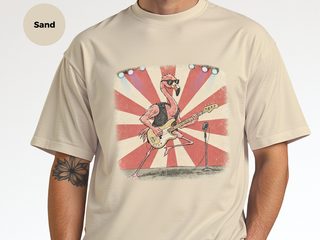 Flamingo Bassist funny shirt - photo 8