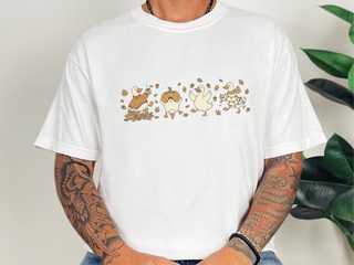 Fall Geese Fun Harvest funny shirt - photo 1