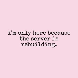 Server Rebuilding Downtime IT Tech Sysadmin Programmer Geek Humor funny shirt