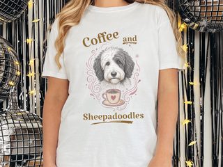 Coffee And Sheepadoodles doodle dog shirt - photo 1