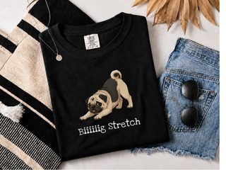 Pug Big Stretch doodle dog shirt - photo 2