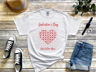 Galentine's Day Hos Before Bros Heart Mosaic funny shirt - photo 1