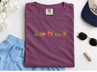 Festive Christmas Capybara Lineup funny shirt - photo 8