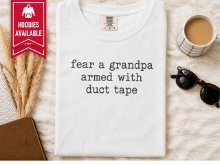 Fear A Grandpa Duct Tape funny shirt - photo 1