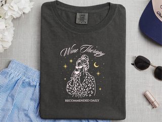 Wine Therapy Recommended Daily funny shirt - photo 3