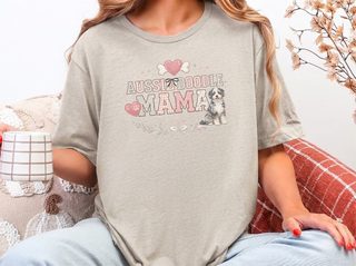 Aussiedoodle Mama Paw Print Heart Bone Crest - photo 8
