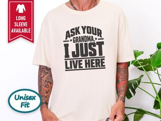 Ask Your Grandma Star Typography funny shirt - photo 7