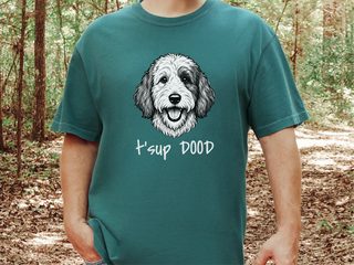Sheepadoodle Tsup Dood doodle dog shirt - photo 7
