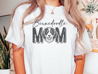 Comfort Colors Bernedoodle Mom doodle dog shirt - photo 1