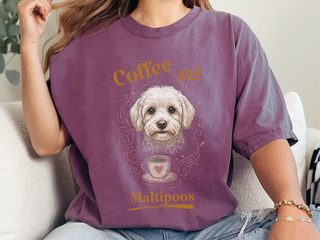 Coffee And Maltipoos doodle dog shirt - photo 4
