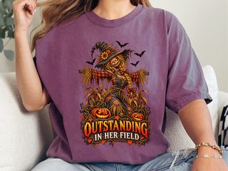 Scarecrow Outstanding In Her Field funny shirt - photo 5