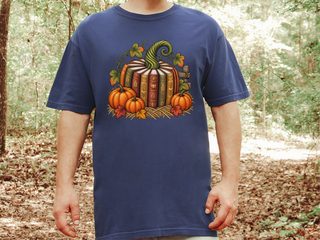 Vintage Book Spine Pumpkin funny shirt - photo 8