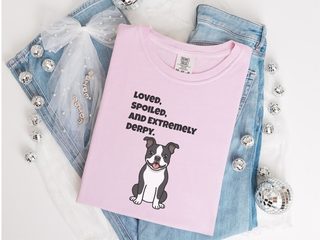 Derpy Boston Terrier doodle dog shirt - photo 4