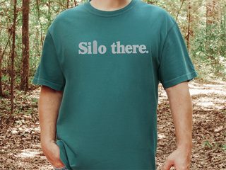 Silo There Dark Grey Wordplay funny shirt - photo 7
